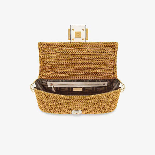 フェンディ★バゲット コットンクロシェ バッグコピー 8BR600AFP8F1EF9